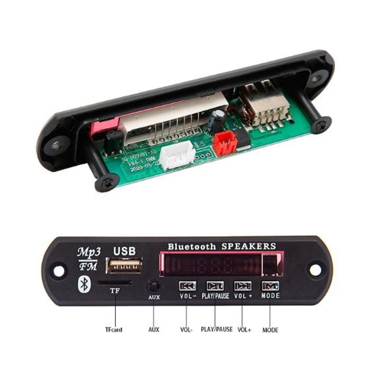 GENERICO - Lector Usb Mp3 Aux Fm Bluetooth C control remoto JQ-D099BT-A3