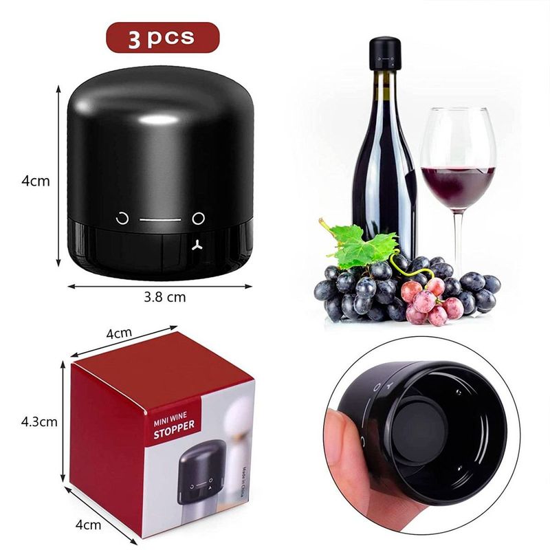 GENERICO - Pack 2 unid Tapa Para Botella De Vino Tapón De Botella De Vacío