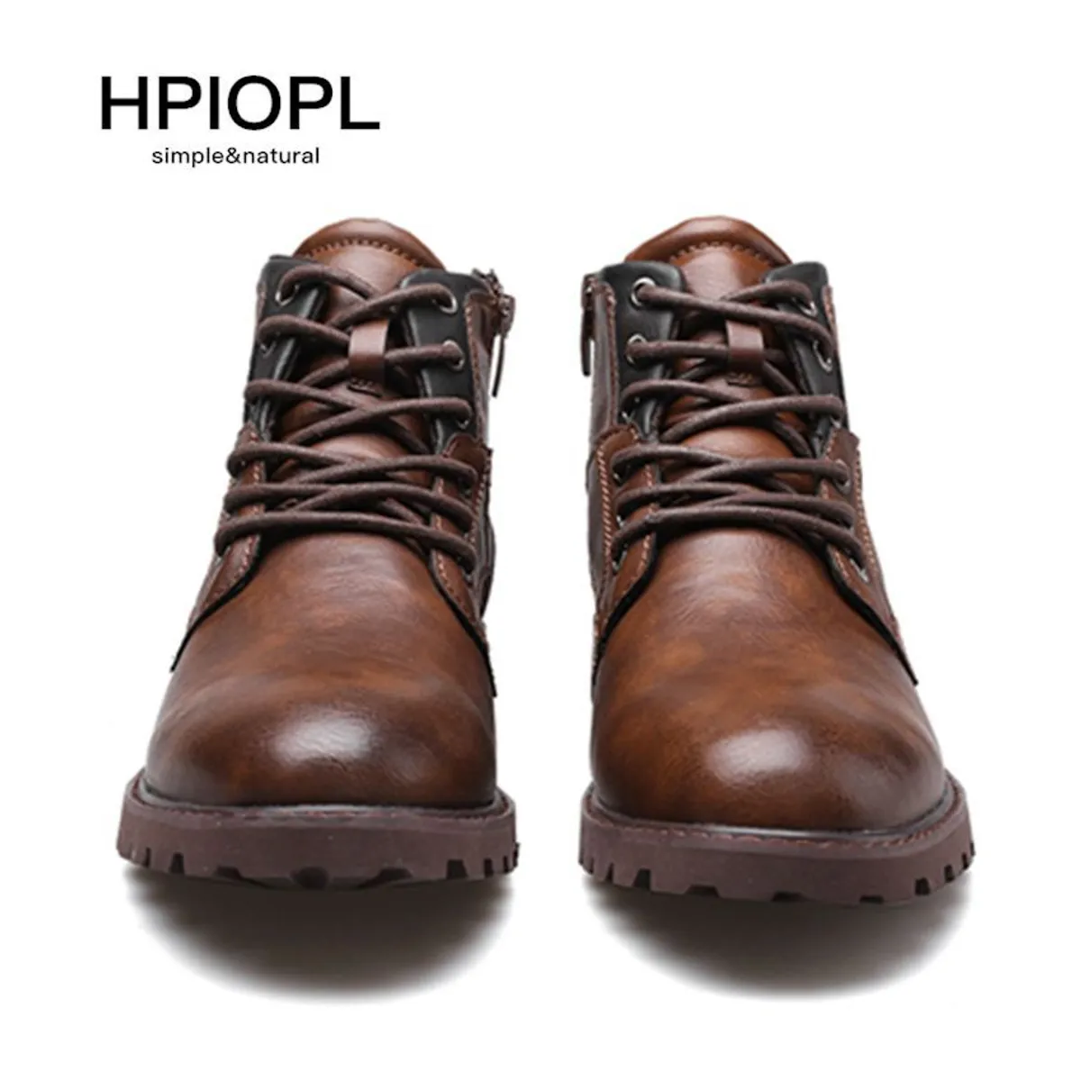 BLWOENS - Zapatillas para hombres deportivas de ocio personalidad retro-Marrón