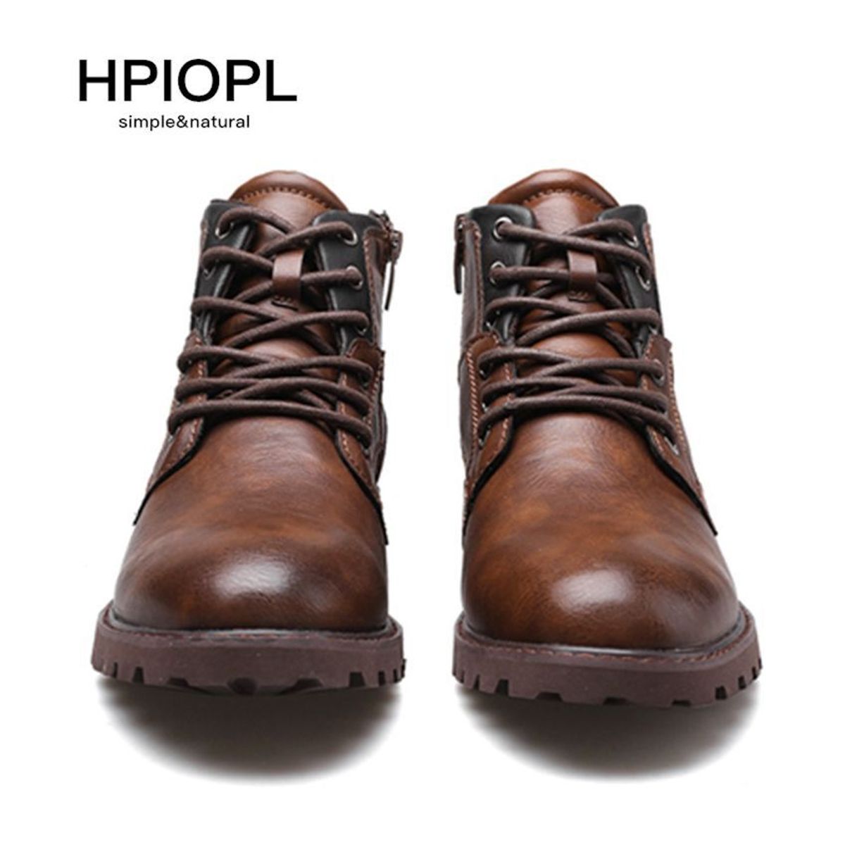 BLWOENS - Zapatillas para hombres deportivas de ocio personalidad retro-Marrón