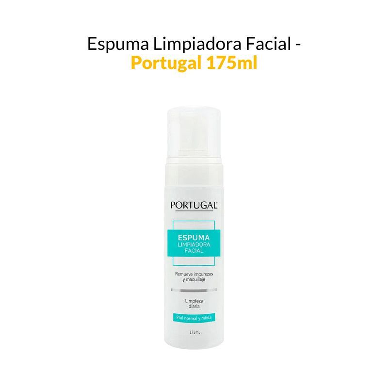 GENERICO - 2 Espuma Limpiador Facial - Portugal 175ml