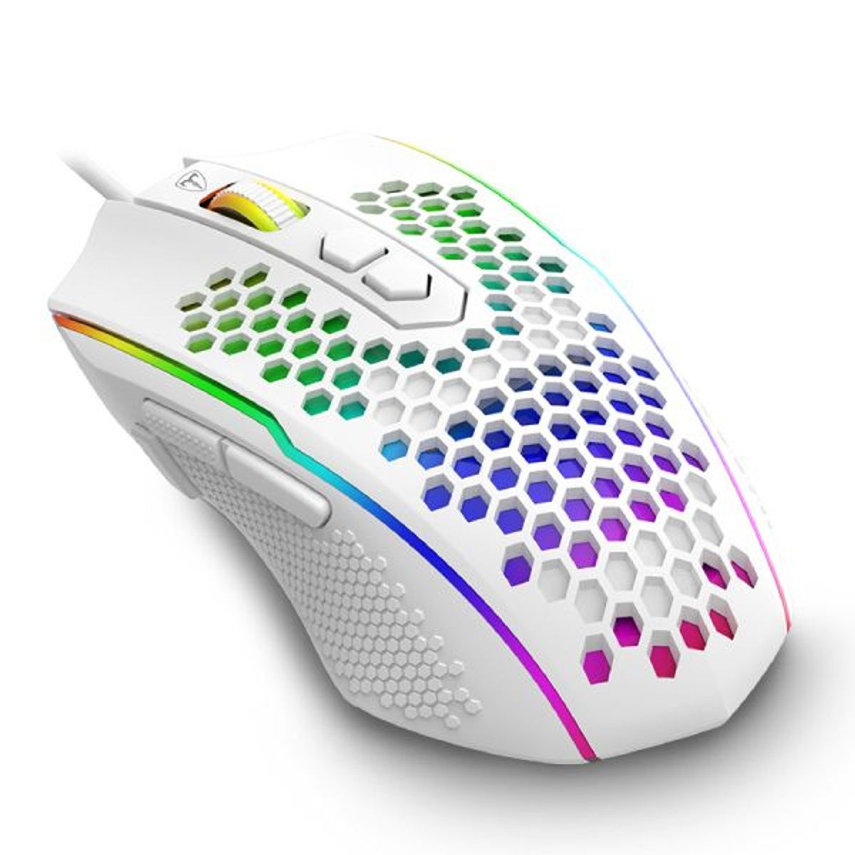 T-DAGGER - Mouse Gamer Imperial White - T-TGM310W-RGB