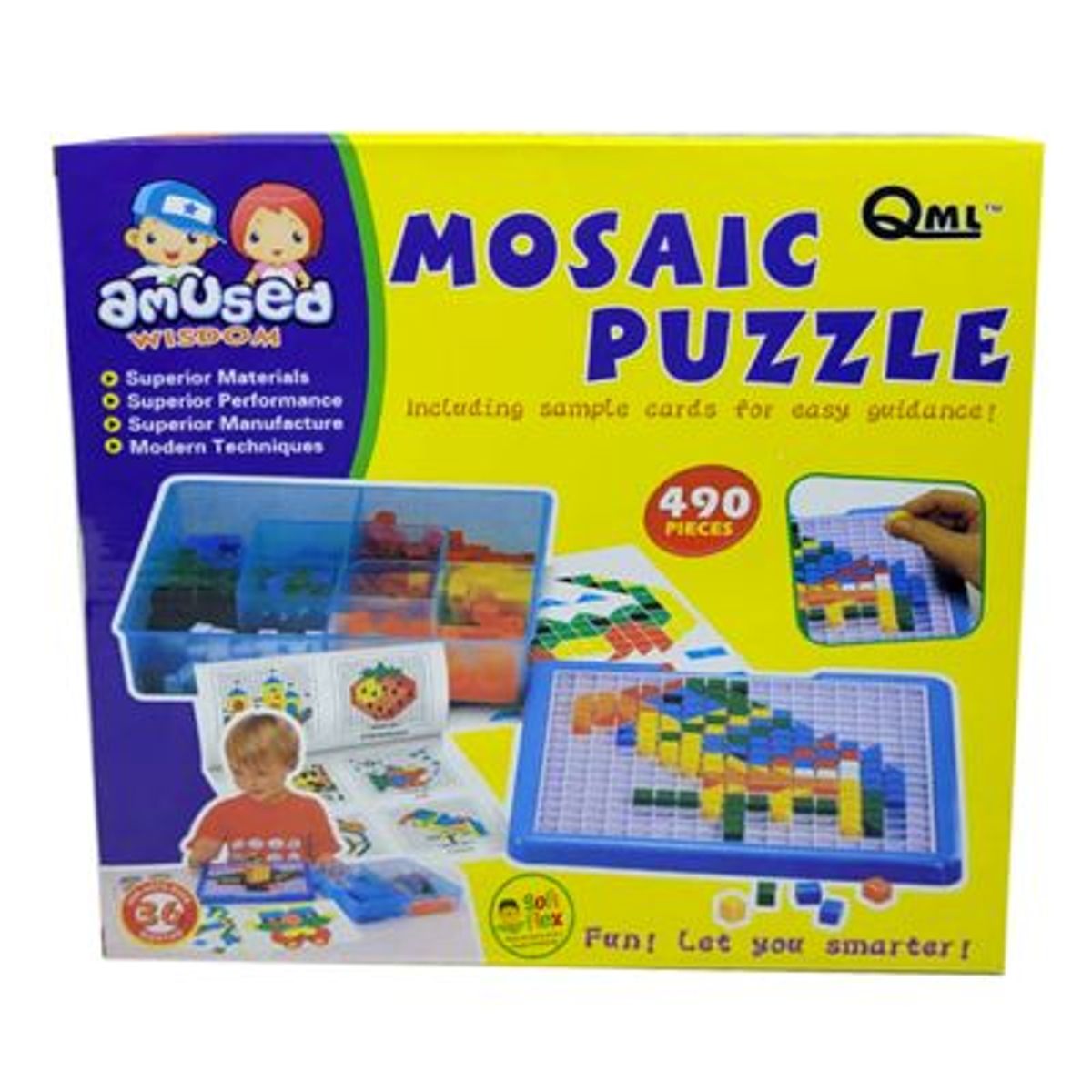 GENERICO - Mosaico Puzzle de 490 pcs - Rompecabeza