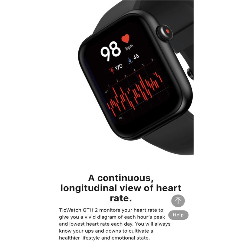 MOBVOI - TicWatch GTH 2 Modelo CXB08 mobvoi