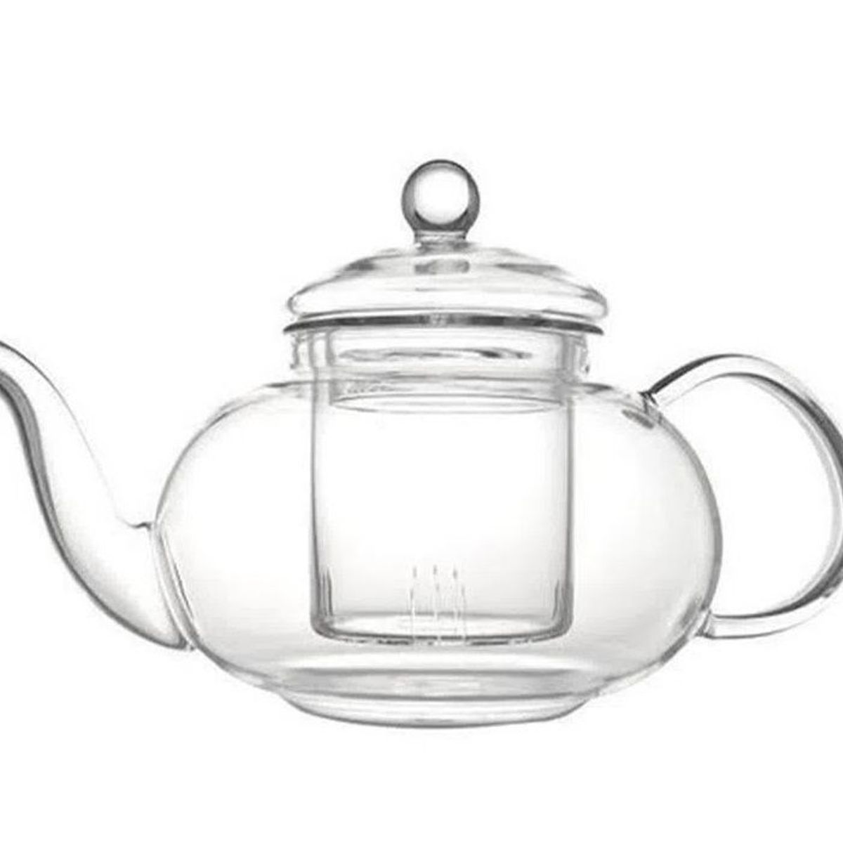 GENERICO - Tetera de borosilicato 1.1 lt c/filtro