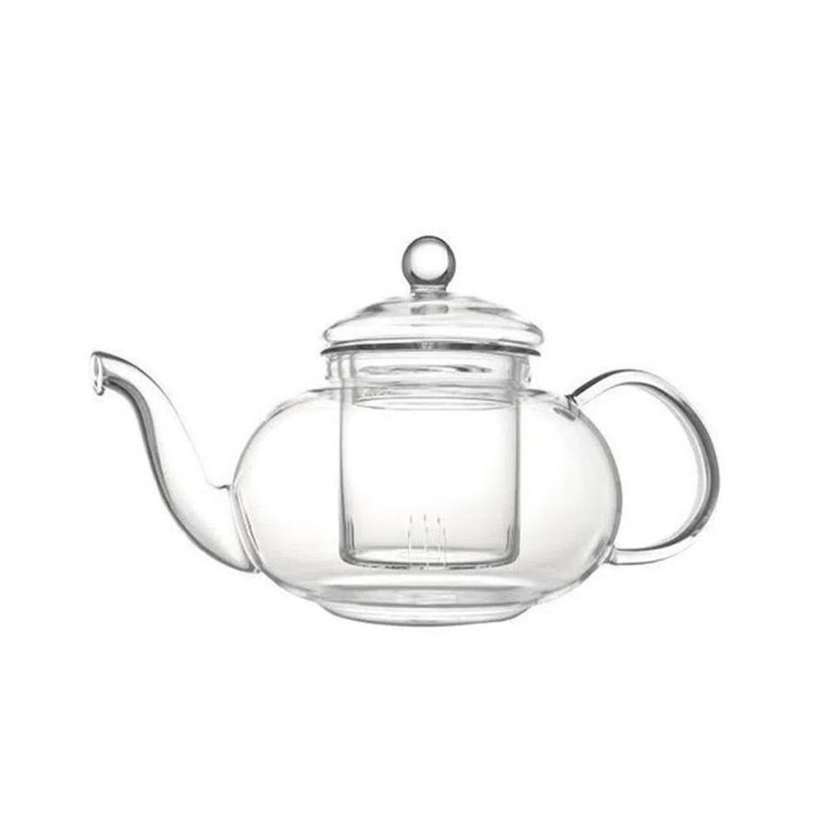 GENERICO - Tetera de borosilicato 1.1 lt c/filtro