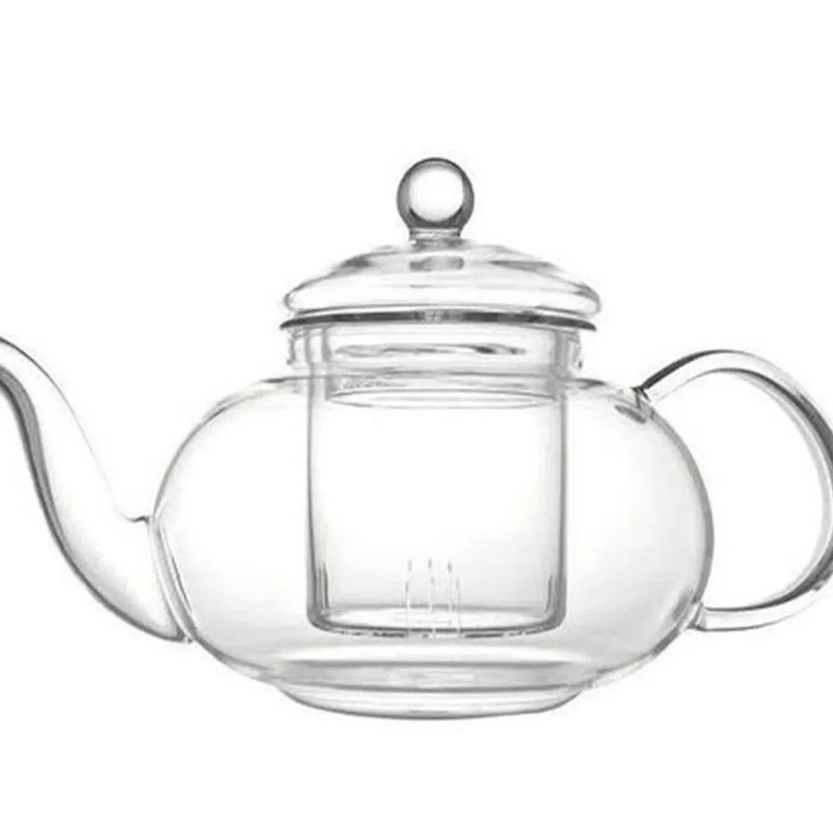 GENERICO - Tetera de borosilicato 1.1 lt c/filtro