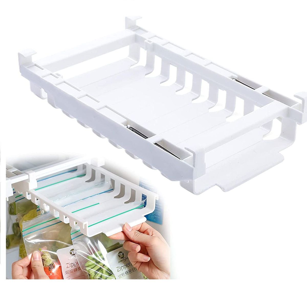 GENERICO - Organizador para Refrigeradora de Alimentos con Bolsas