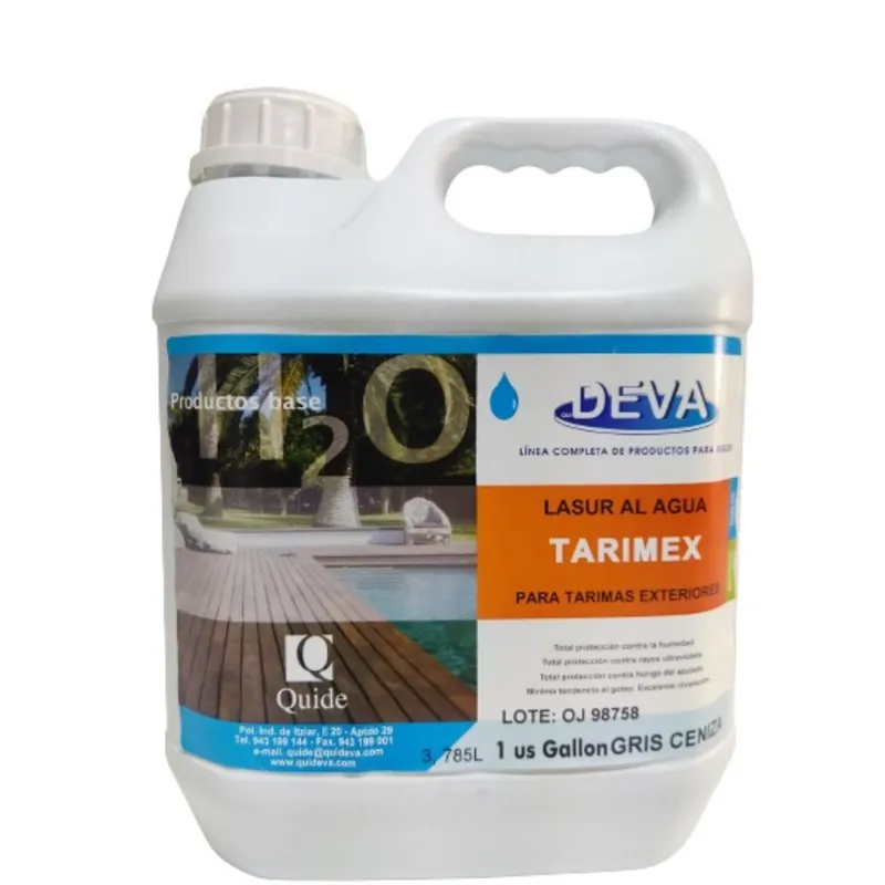 DEVA - LASUR PARA MADERA EXTERIOR DEVA – GRIS CENIZO 3.785 L.