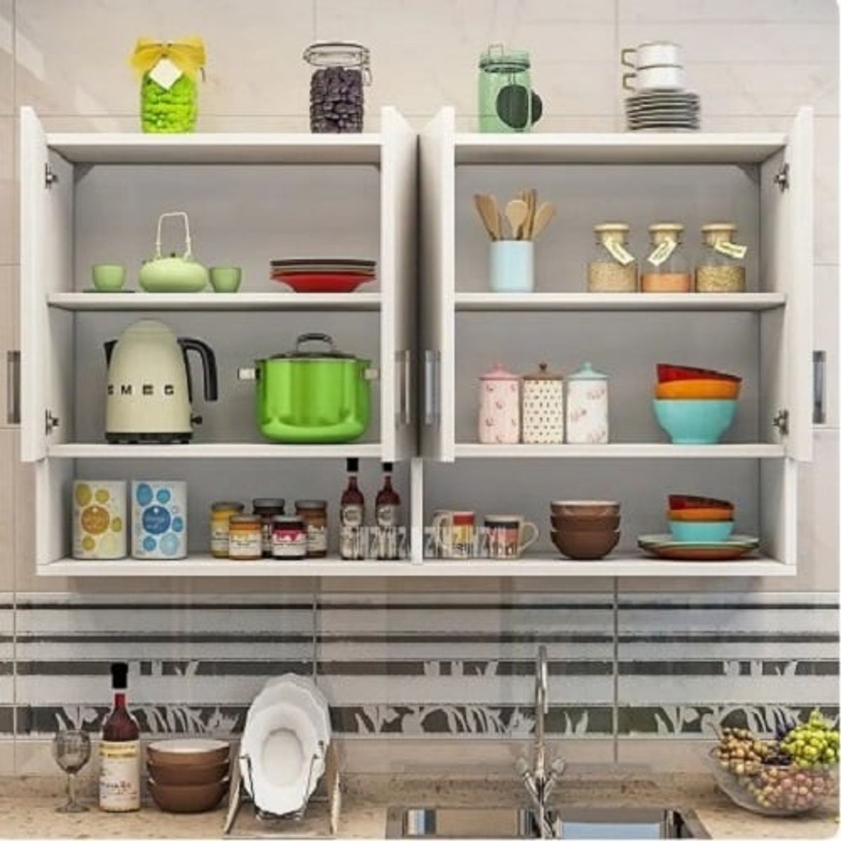 GENERICO - Alacena gaston - la casa del mueblero - blanco