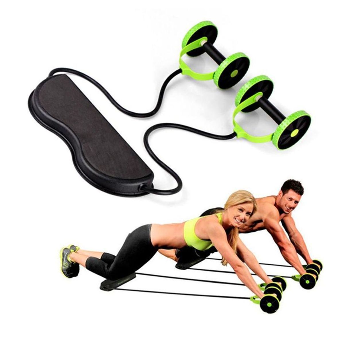 GENERICO - Rueda Abdominal de Rebote 6 Niveles de Training