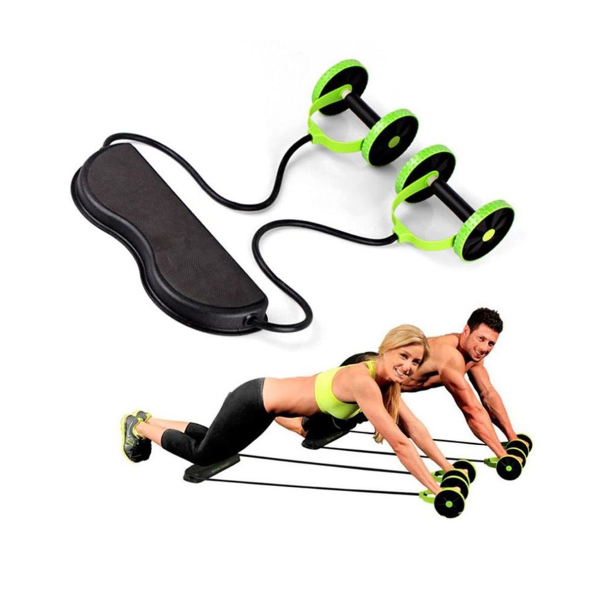 GENERICO - Rueda Abdominal de Rebote 6 Niveles de Training