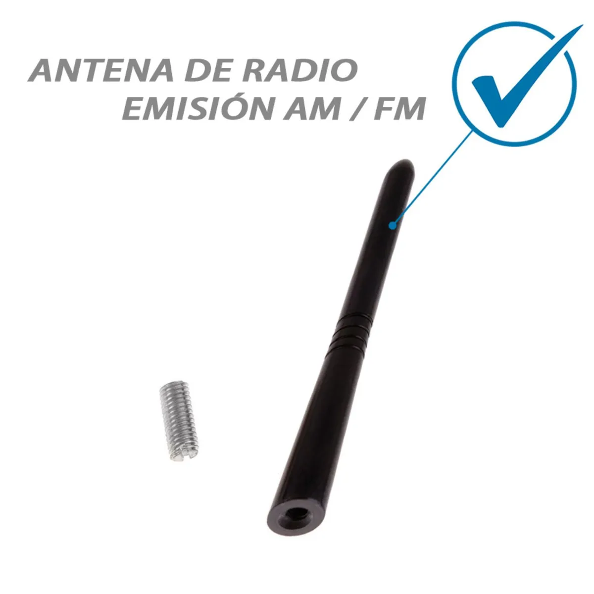 GENERICO - Antena Unicornio De Auto vehiculo decorativo tuning AMFM
