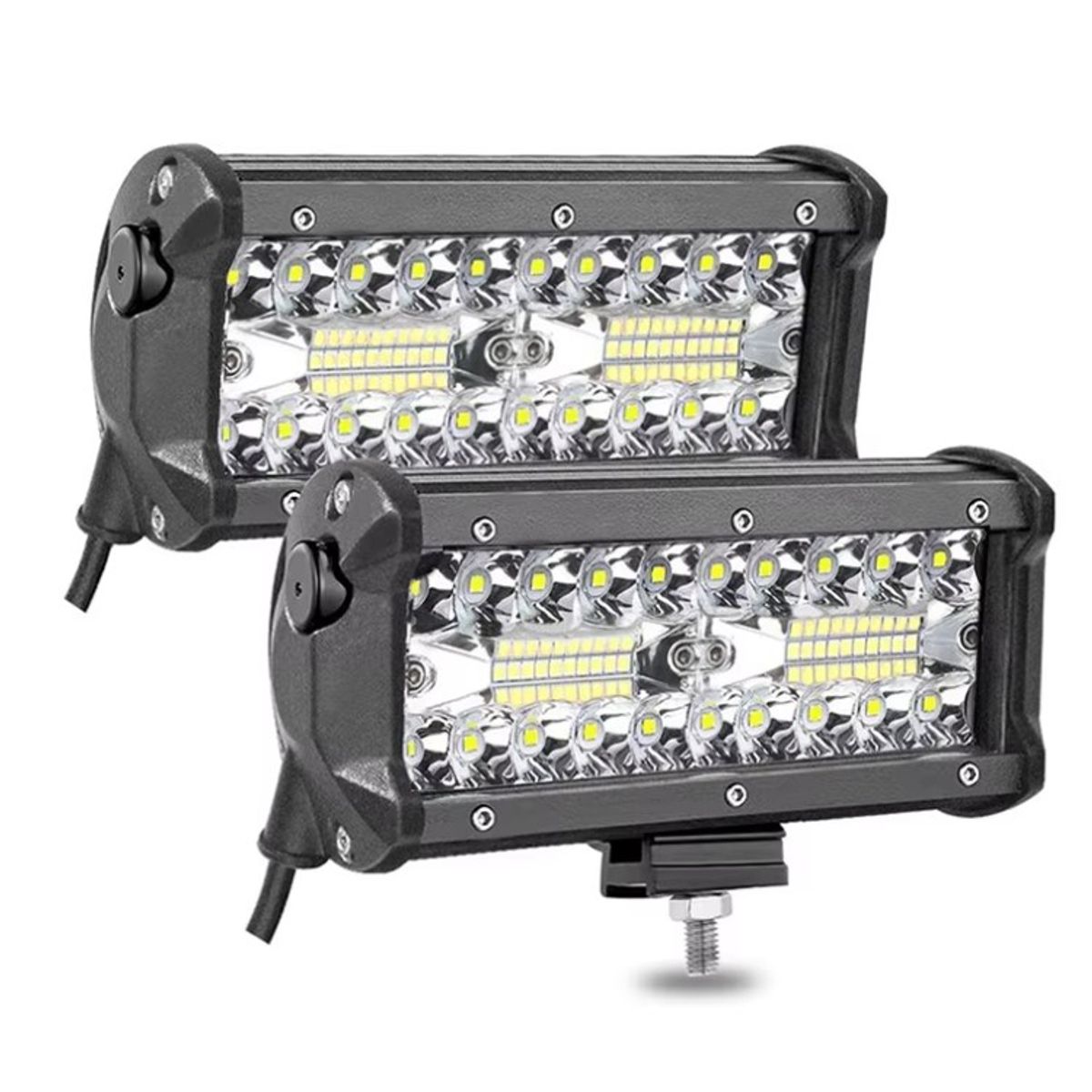 GENERICO - Neblinero Barra Led 120w 2en1 Expansivo Y Puntual 1PCS