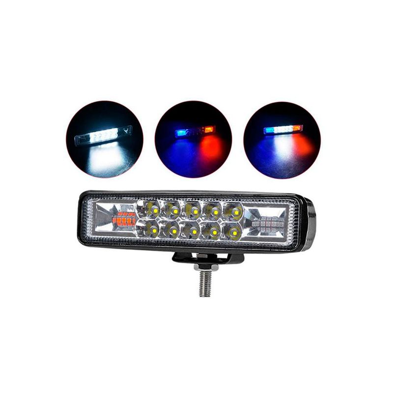 GENERICO - Neblinero Led 36w Blanco  Luces Policial Estroboscopico.