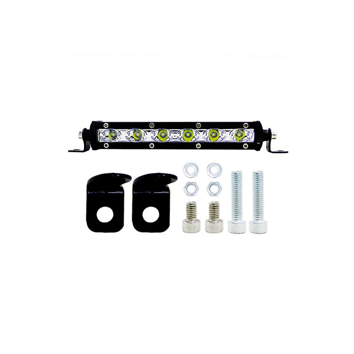 GENERICO - Neblinero Barra Led Slim 18w Blanco Autocamionetamoto.