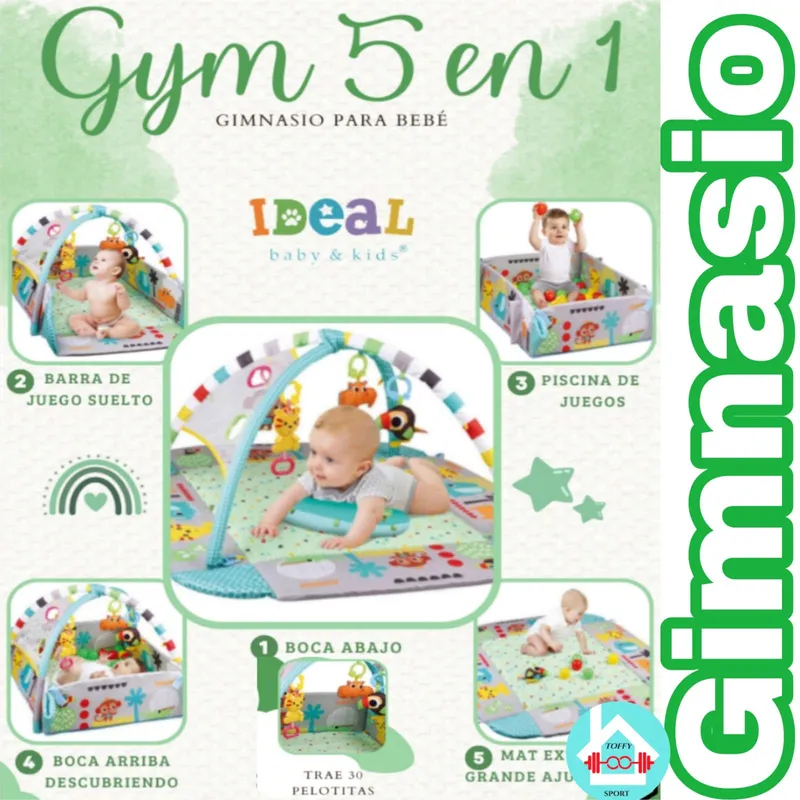 IDEAL - Gimnasio Musical 5 en 1 multifunción G Y M