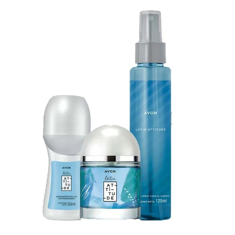 AVON - Latin Attitude Perfume de Mujer con Refresh y Deo