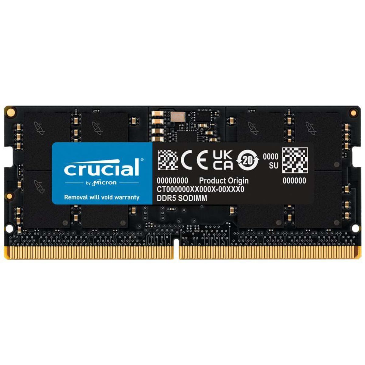 GENERICO - Memoria RAM crucial 16GB DDR5 SODIMM 4800Mhz CL40 CT16G48C40S5