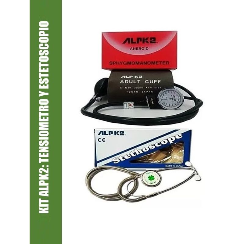 GENERICO - KIT ALPK2 - TENSIOMETRO MANUAL Y ESTETOSCOPIO ALPK2