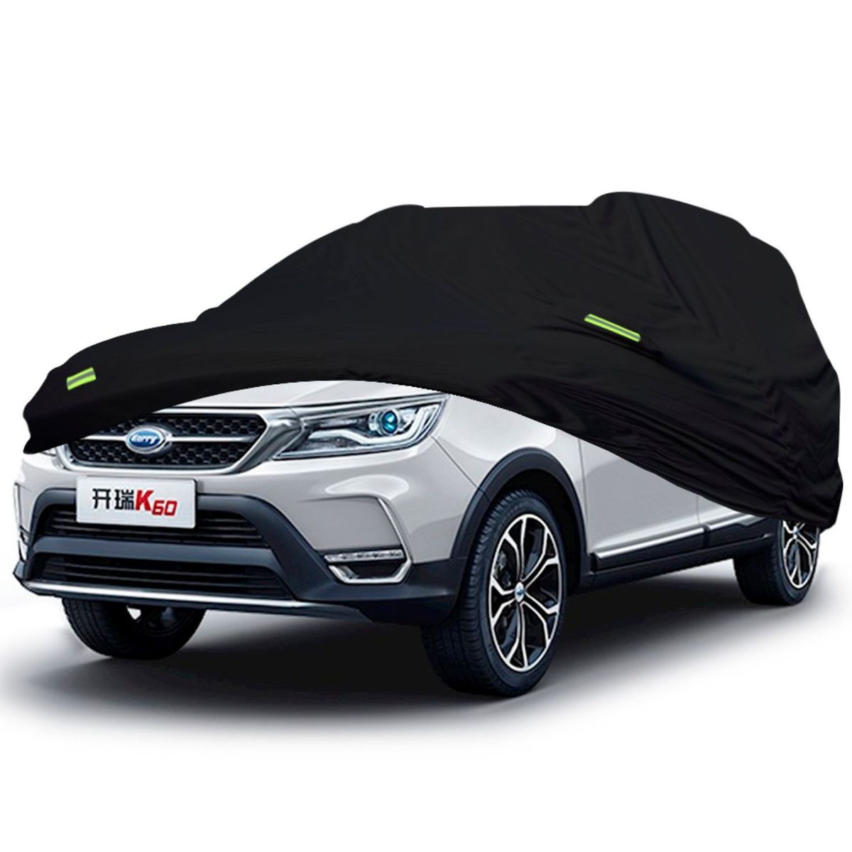 TECGO - PROTECTOR CUBIERTA FORRO FUNDA COBERTOR TIPO CHERY K60 NEGRO