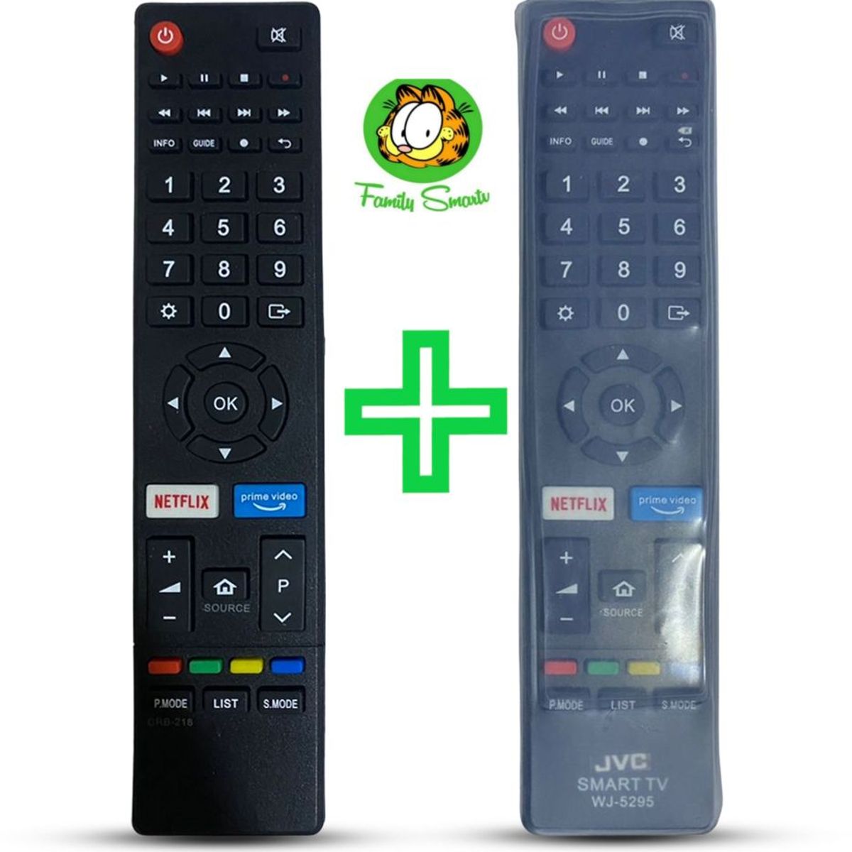 GENERICO - Control Remoto Tv Jvc Smart Tv Rm-c3354  Funda de Silicona Suave
