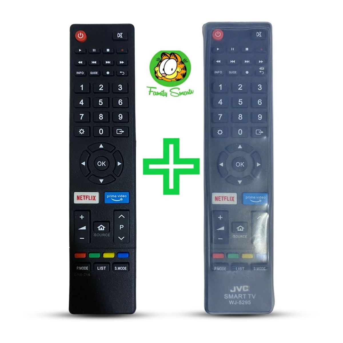 GENERICO - Control Remoto Tv Jvc Smart Tv Rm-c3354  Funda de Silicona Suave