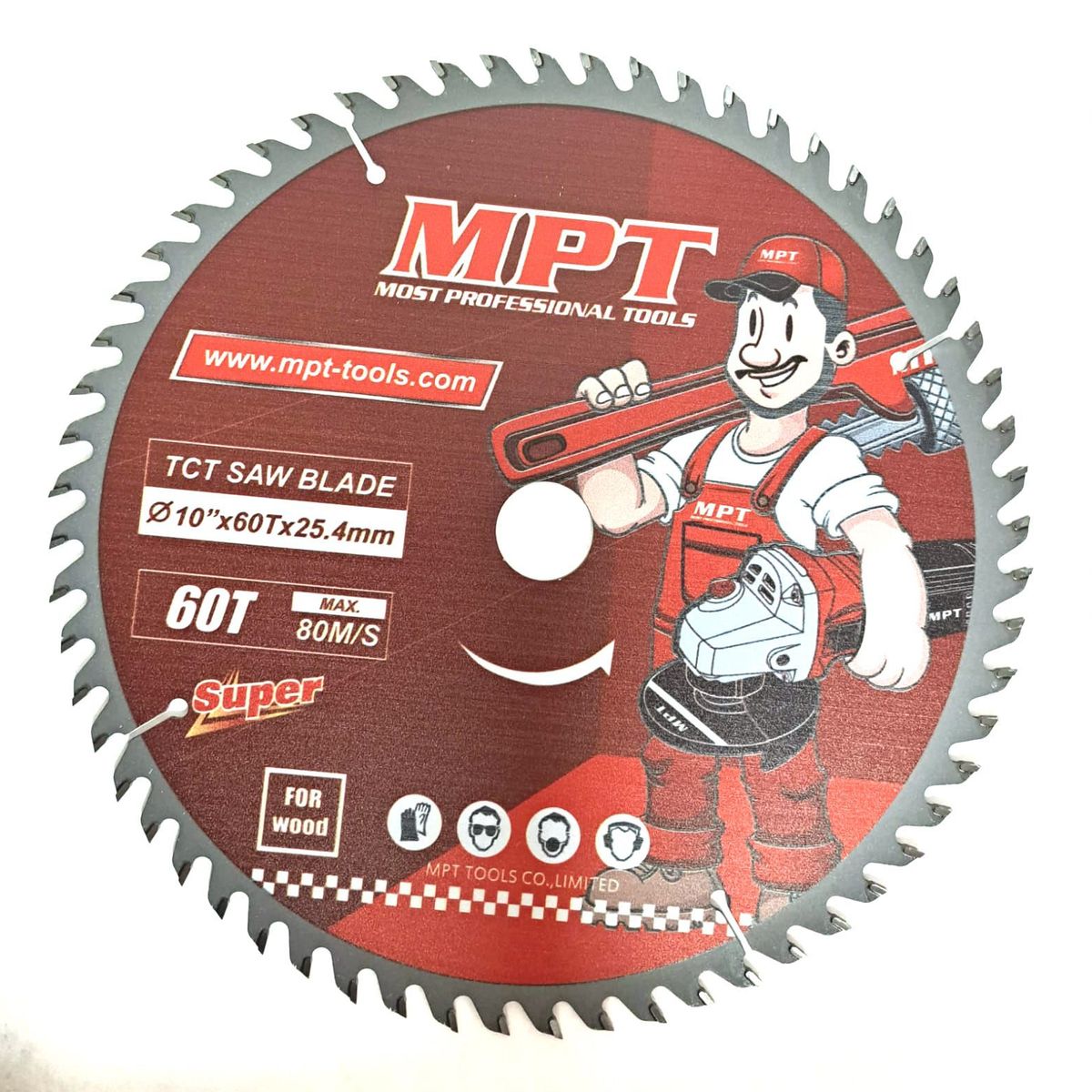 GENERICO - DISCO SIERRA MADERA 60T MJ04001-25460-MPT TOOLS