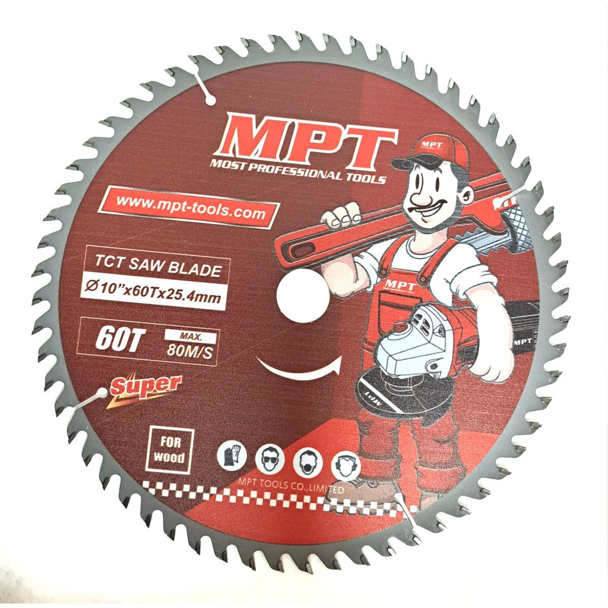 GENERICO - DISCO SIERRA MADERA 60T MJ04001-25460-MPT TOOLS