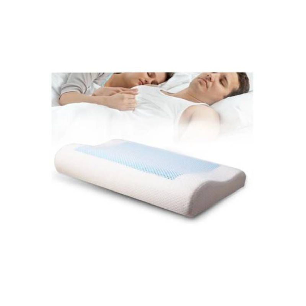 GENERICO - Almohada de espuma para la Cervical material suave y rebote lento.