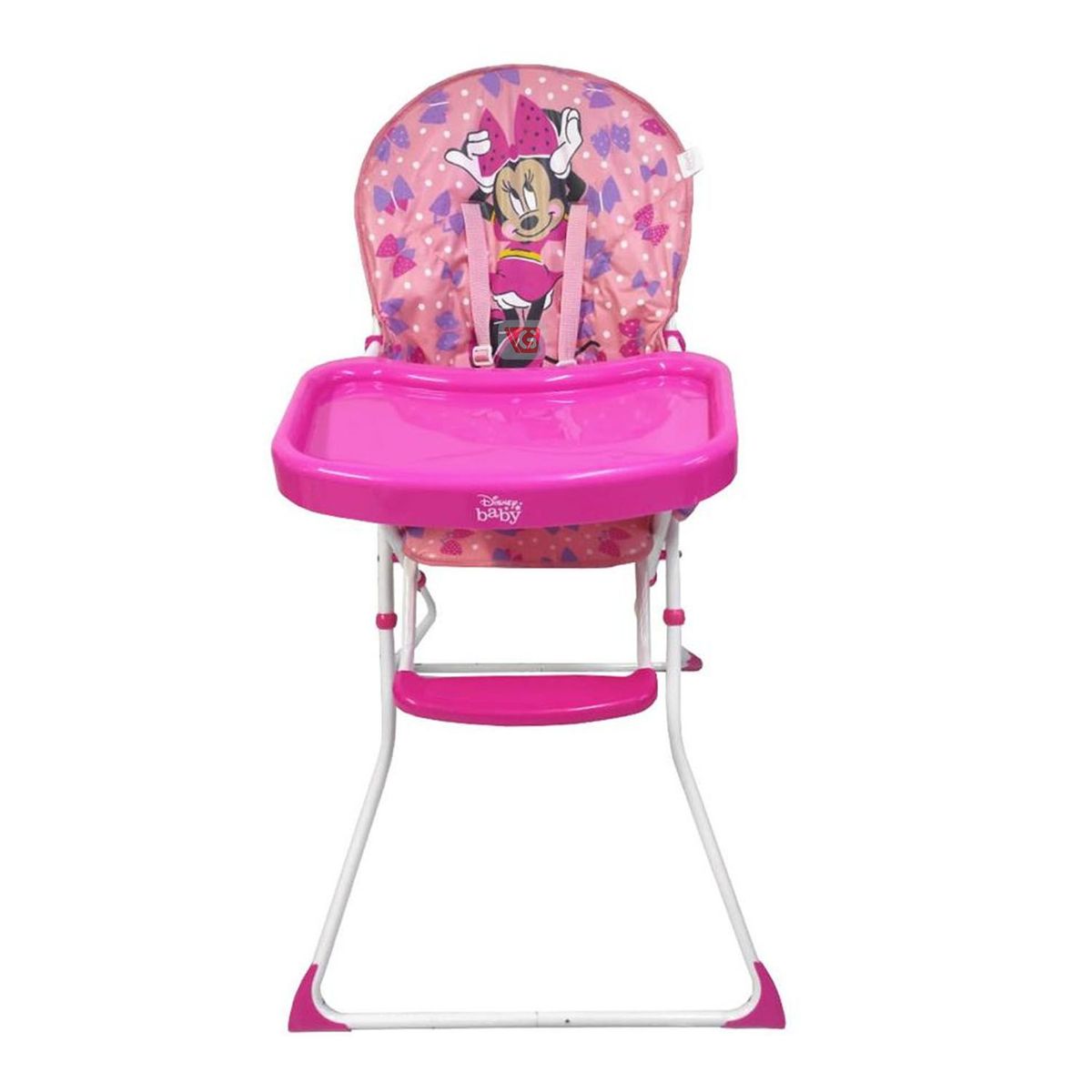 DISNEY BABY - Silla de Comer plegable Minie Rosado