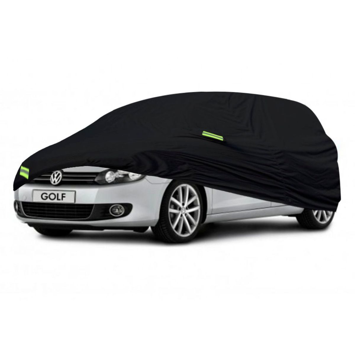 TECGO - PROTECTOR COBERTOR TIPO VOLKSWAGEN GOLF HATCKBACK NEGRO