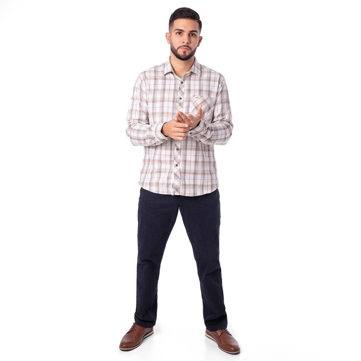 PIONIER - Pantalon Clasico Drill Relaxed Hombre