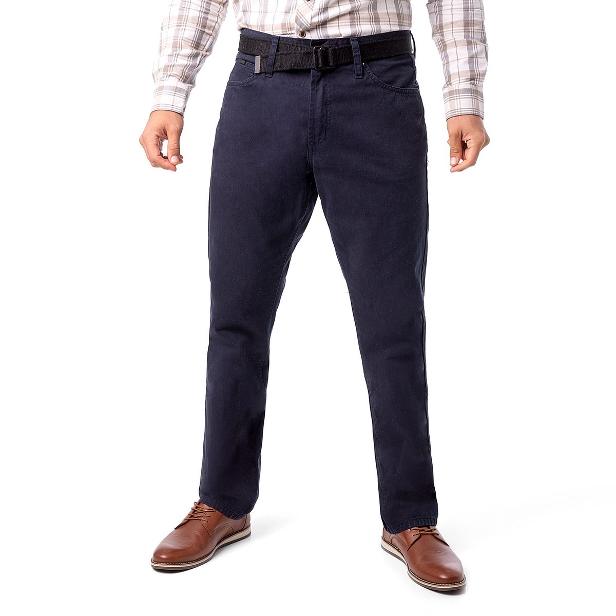 PIONIER - Pantalon Clasico Drill Relaxed Hombre