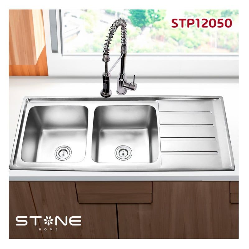 STONE - LAVADERO DE ACERO SIGNATURE STP12050 STONE