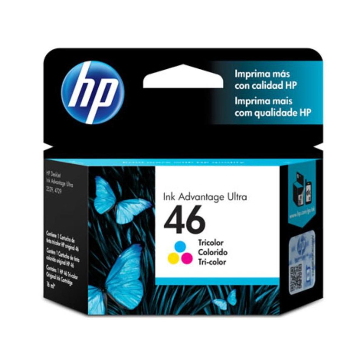 HP - Cartucho HP 46 Tricolor