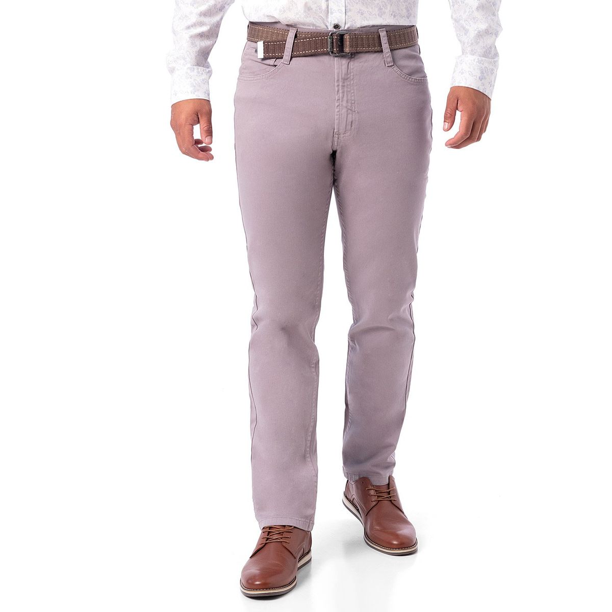 Pionier - Pantalon Clasico Drill Stretch Relaxed Confort Hombre