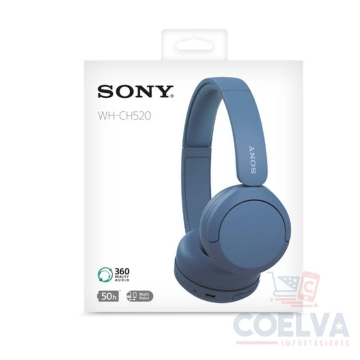 SONY - Audífono Bluetooth Sony WH-CH520 Azul
