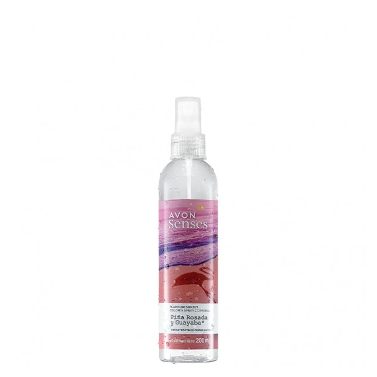 AVON - Spray Corporal Piña Rosada y Guayaba 200ml Avon Senses