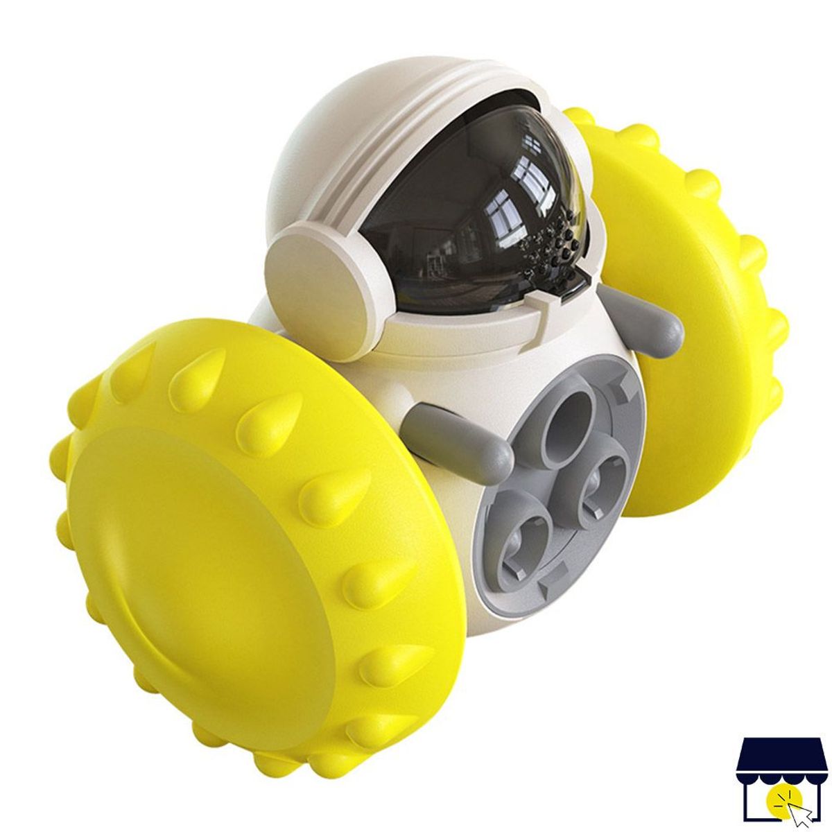 GENERICO - Dispensador interactivo para mascotas - AMARILLO