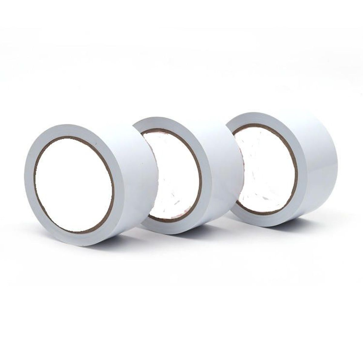 GENERICO - Cinta de embalaje de colores 200 Yardas - Blanco / 1 Und.