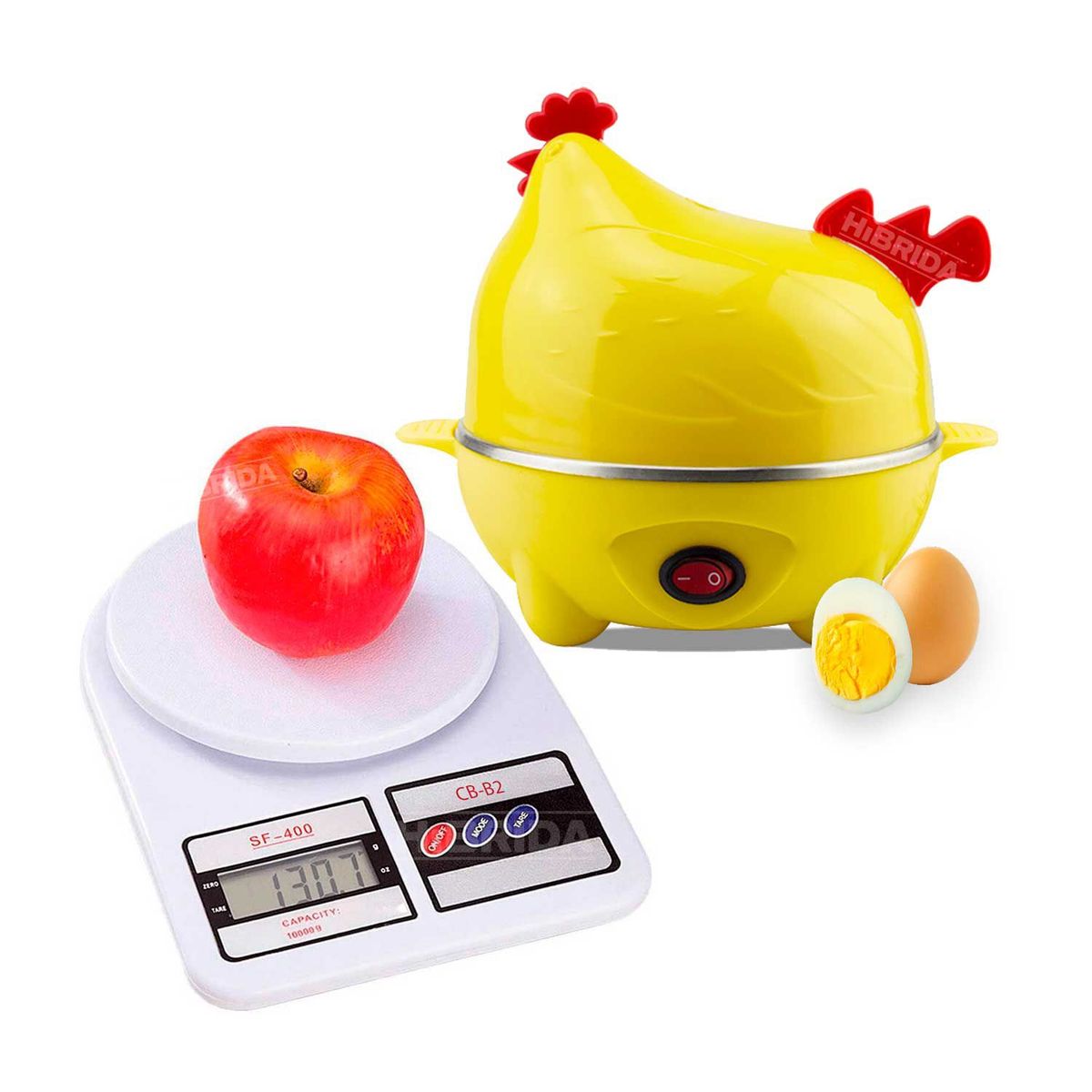GENERICO - HERVIDOR DE HUEVO ELÉCTRICO BALANZA GRAMERA BASCULA PESO
