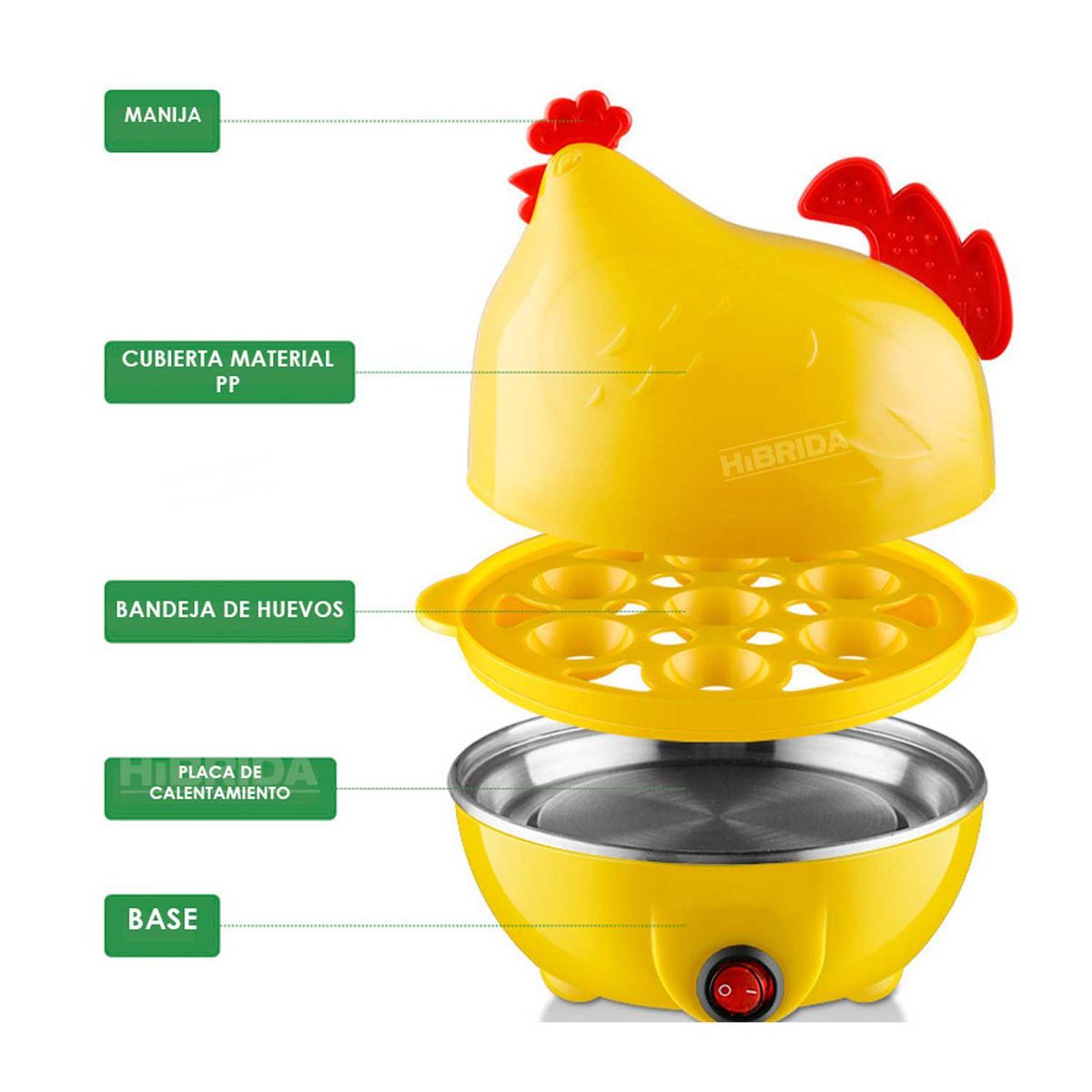 GENERICO - HERVIDOR DE HUEVO ELÉCTRICO BALANZA GRAMERA BASCULA PESO