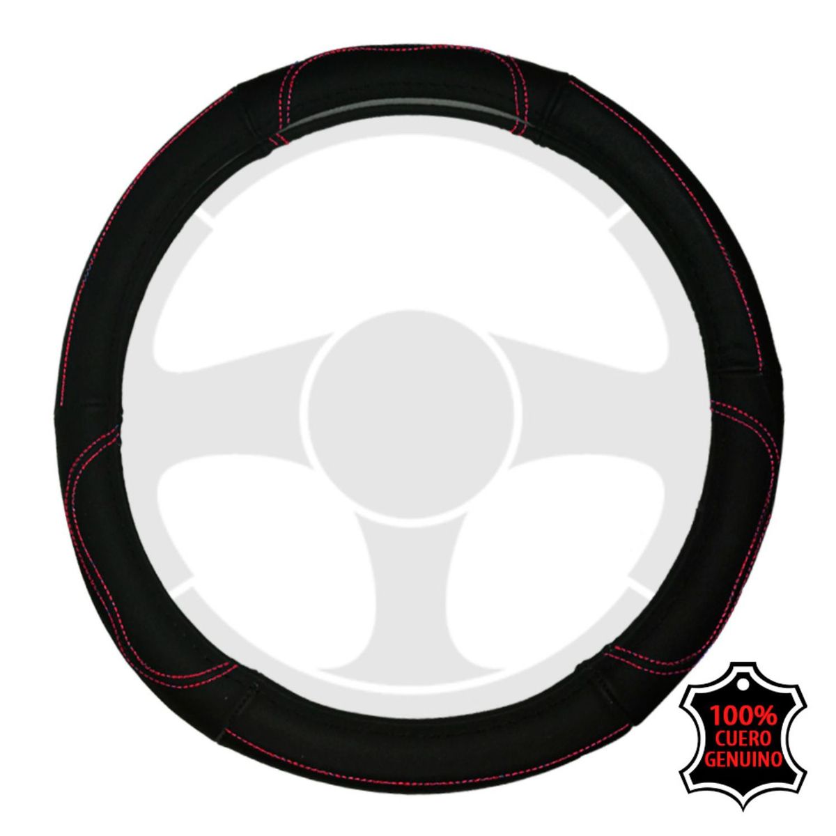 GENERICO - Funda De Timón De Auto Cuero Original forroprotectormanos