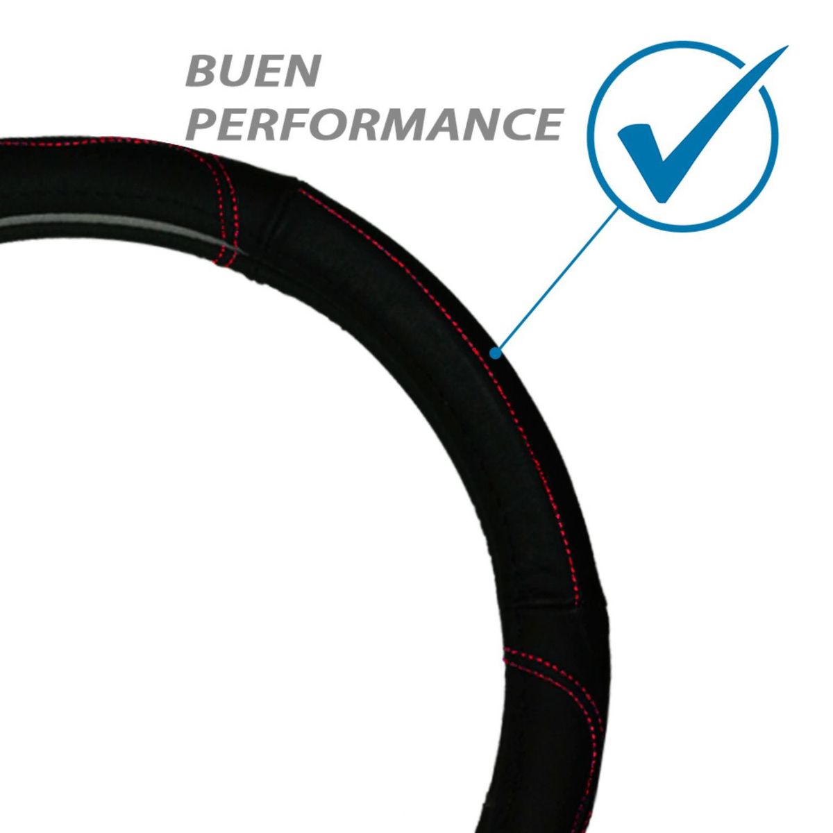 GENERICO - Funda De Timón De Auto Cuero Original forroprotectormanos