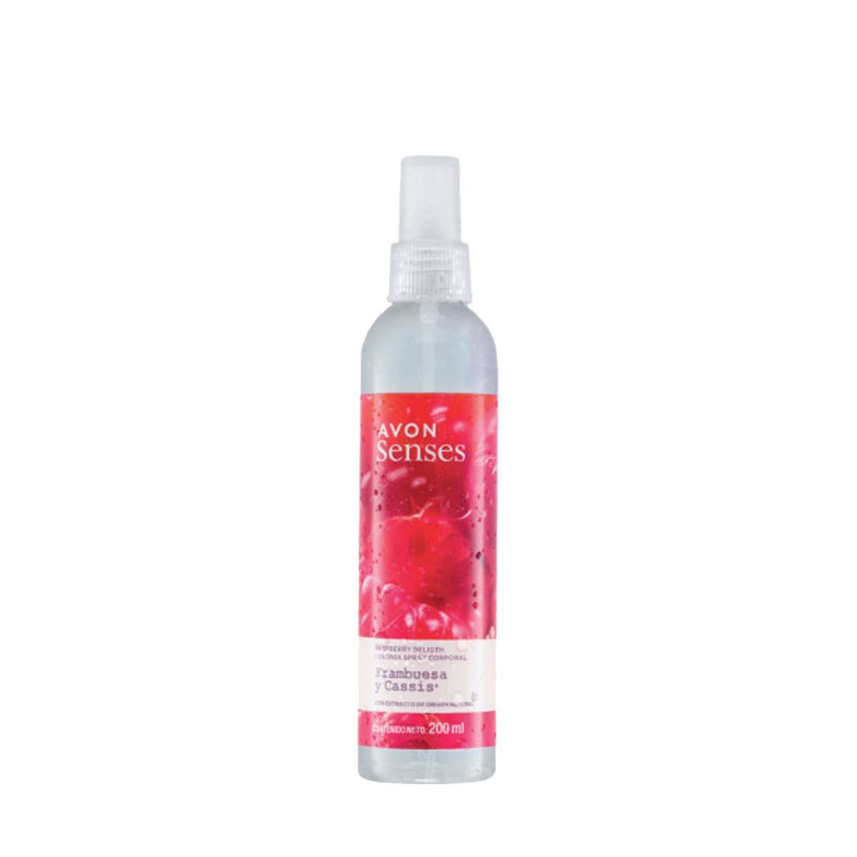 AVON - Spray Corporal Frambuesa y Cassis 200ml Avon Senses