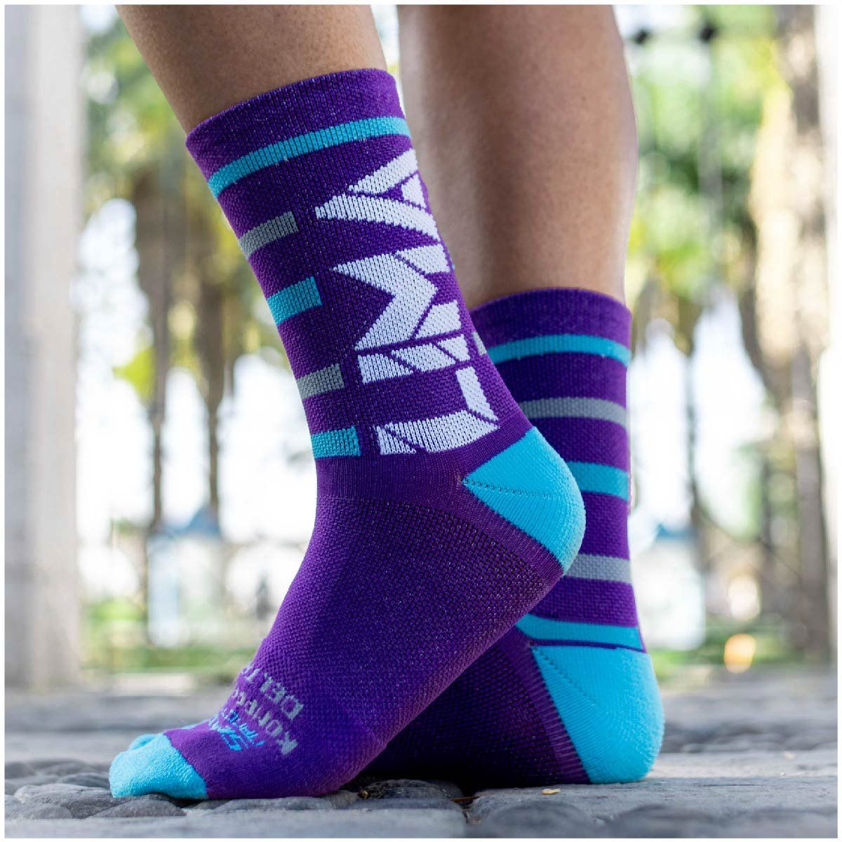 SILVERA NANOTECH - Medias Deportivas de Compresion Media Maraton Lima Hombre Mujer