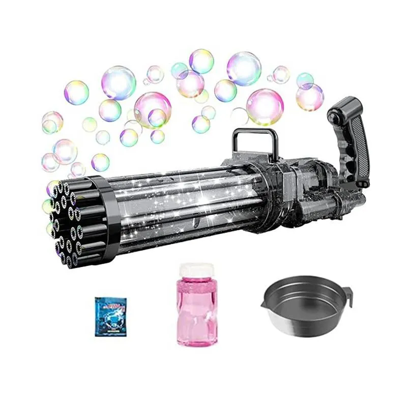 GENERICO - Lanza Burbuja 21 Agujeros con Luz Led  colores al azar