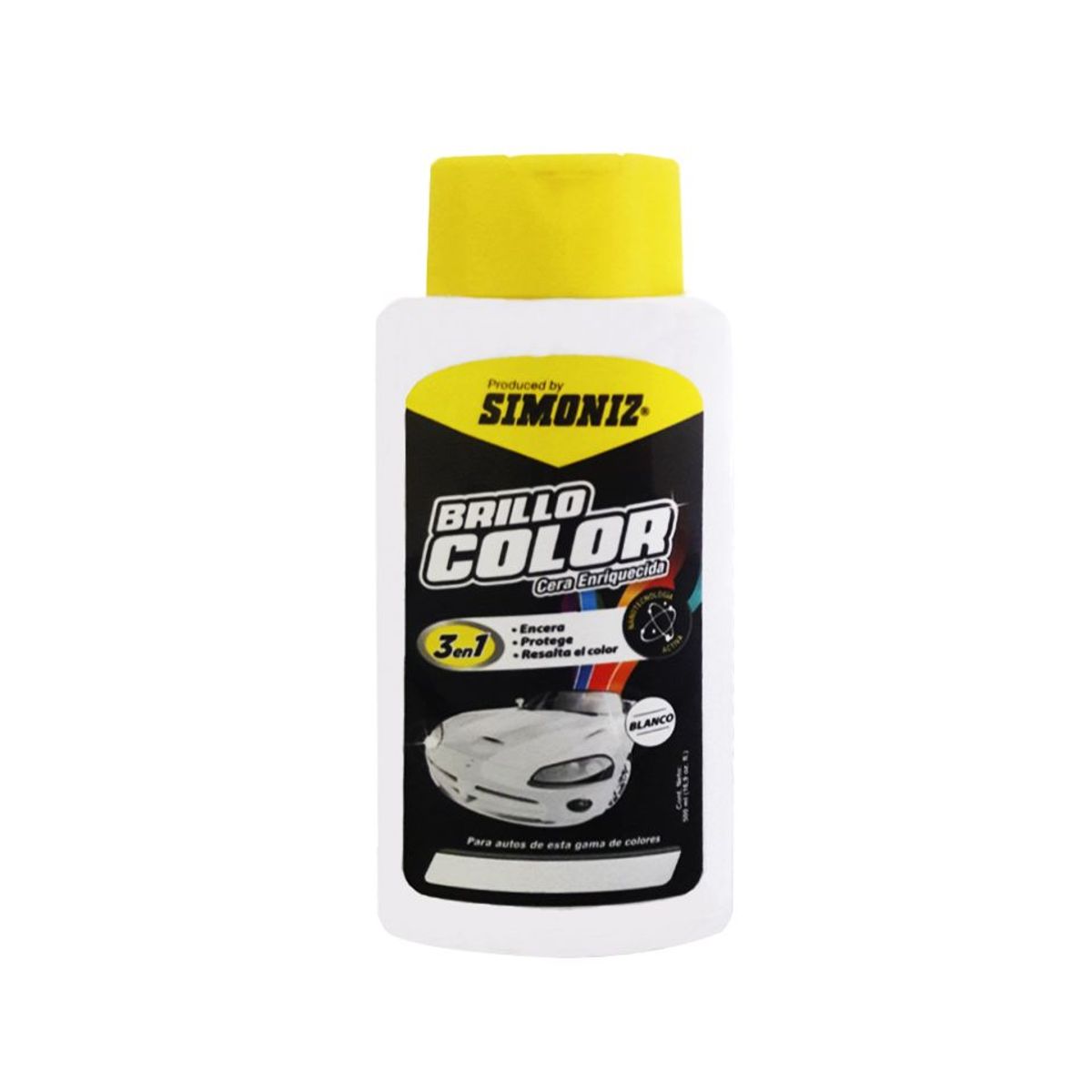 SIMONIZ - Cera Liquida De Auto Blanco Simoniz 500ml 3en1