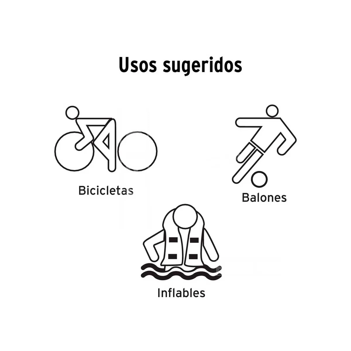 TRUPER - INFLADOR MANUAL 60PSI BICICLETA LLANTAPELOTA TRUPER PORTATIL